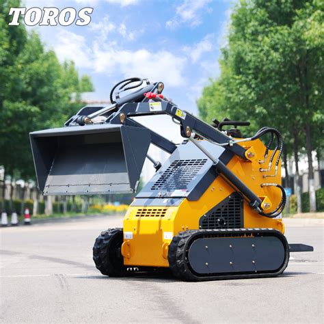 small stand on skid steer|stand behind mini skid steer.